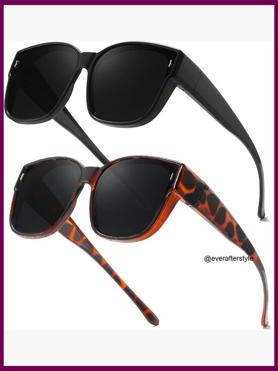 Polarized Fit Over Sunglasses for Driving, Polycarbonate Frame, UV400 Protection main image 7